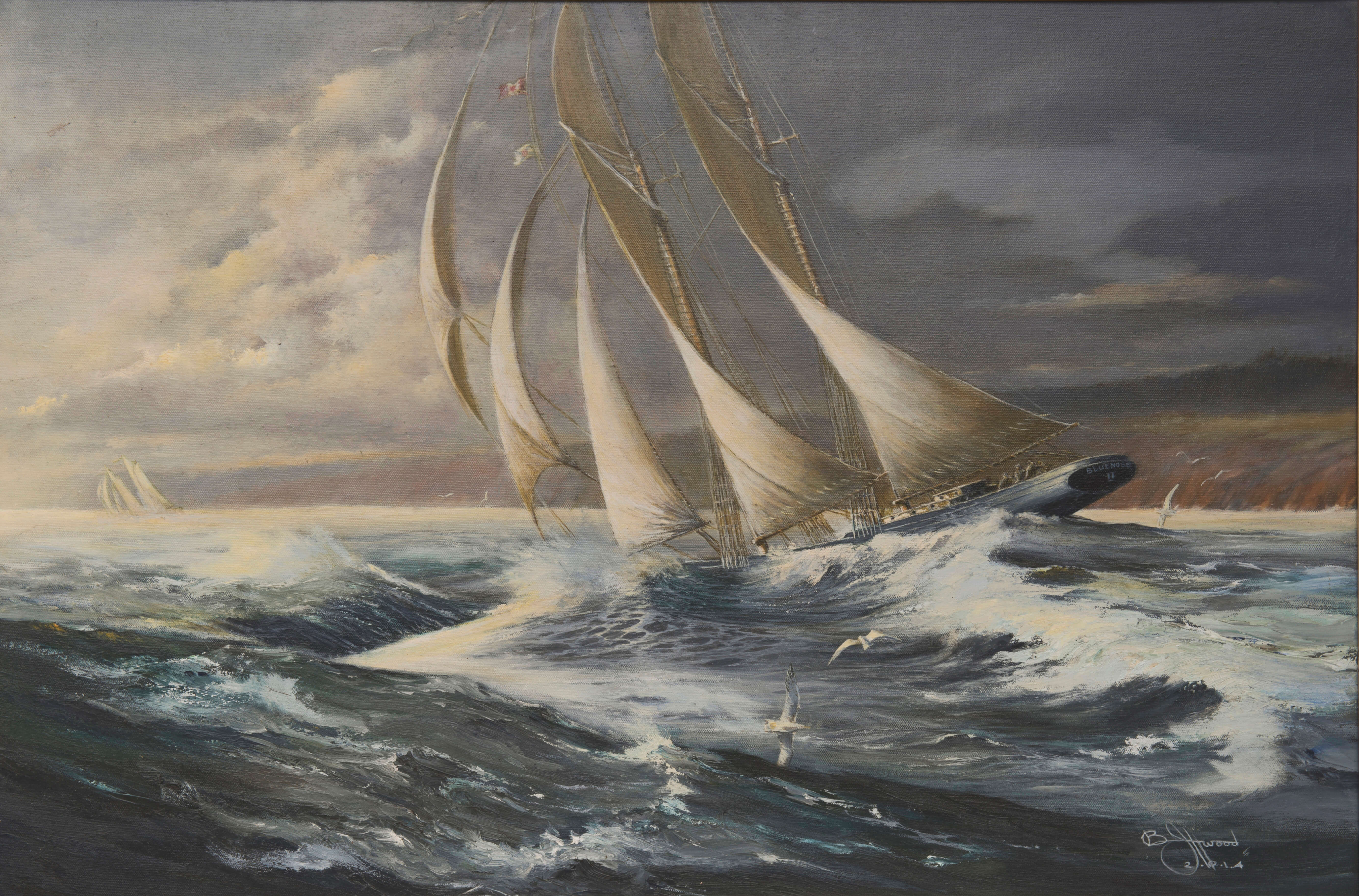 bluenose burnt coat head